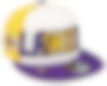 Los Angeles Lakers 9FIFTY NBA 23 Back Half White/Yellow/Purple Snapback - New Era