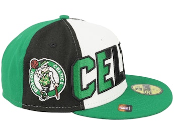 Boston Celtics 59FIFTY NBA 23 Back Half White/Black/Green Fitted