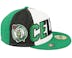 Boston Celtics 59FIFTY NBA 23 Back Half White/Black/Green Fitted - New Era