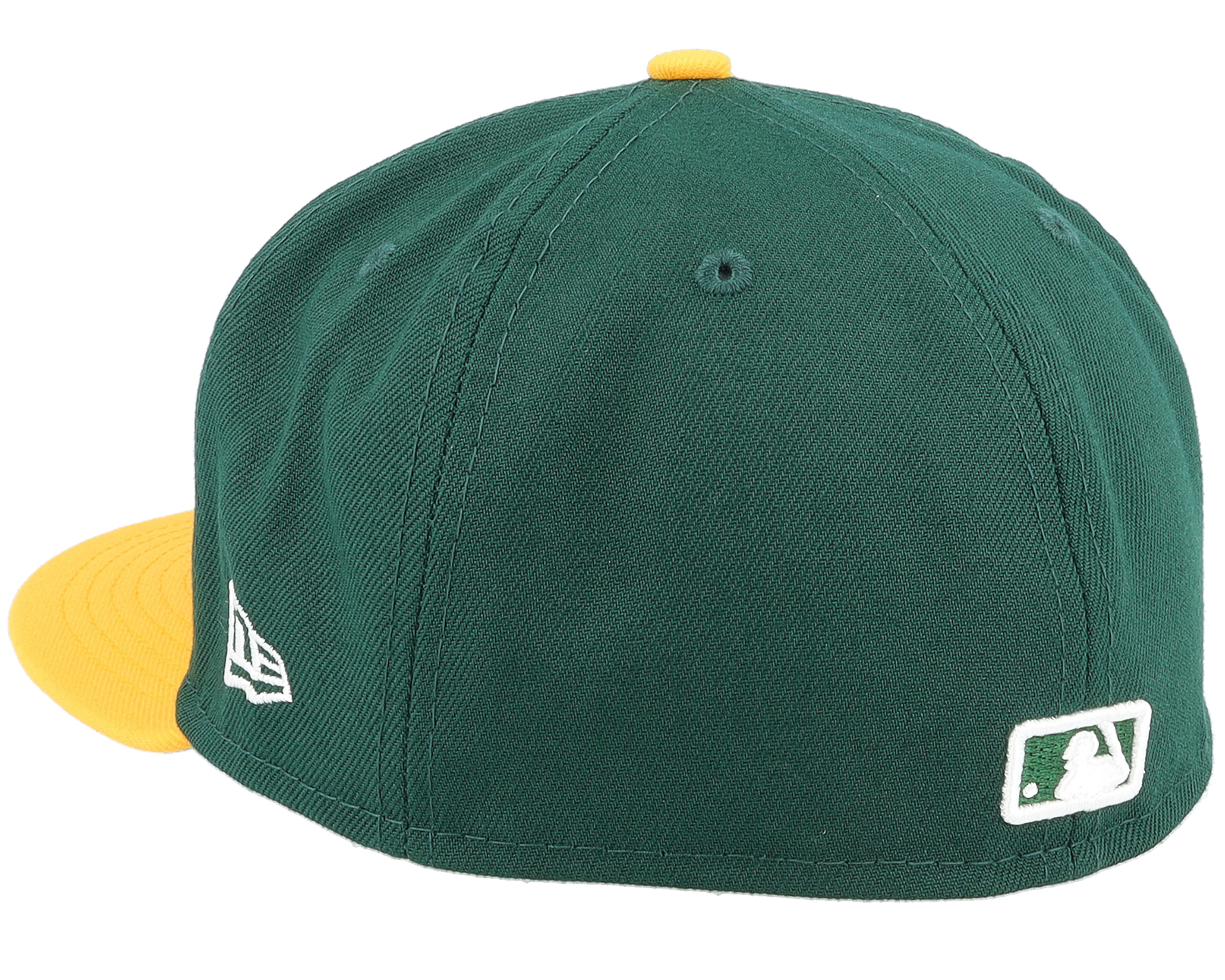キャップ New Era MLB Authentic Oakland Athletics  Dark Green A-Go Oakland Athletics Team League 59FIFTY Dark Green/Yellow