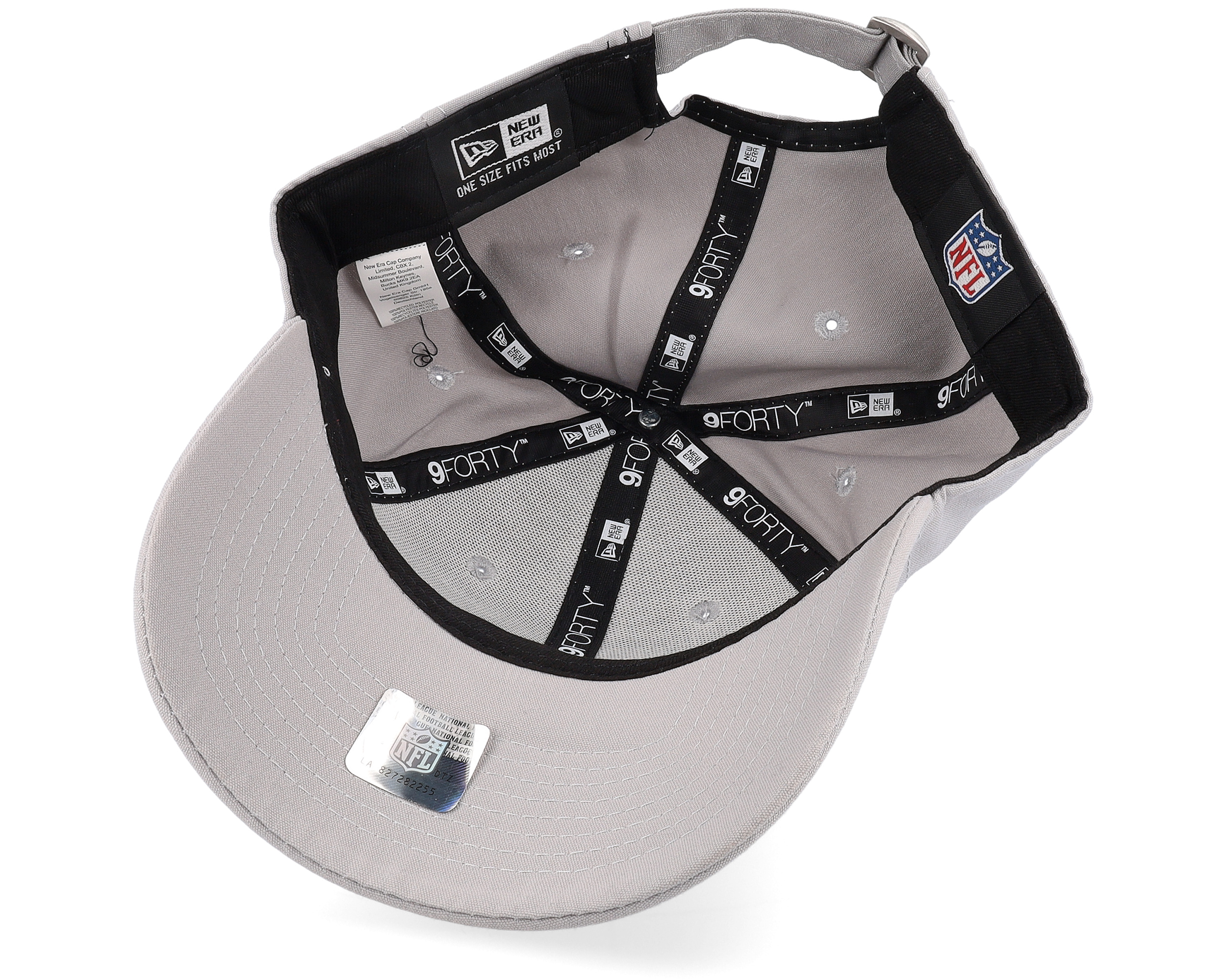 Las Vegas Raiders Repreve 9FORTY Grey Adjustable