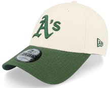 New Era - MLB Green adjustable Cap - Hatstore Exclusive x Tampa Bay Rays Patch 9FORTY A-Frame Dark Green/Pink Adjustable @ Hatstore