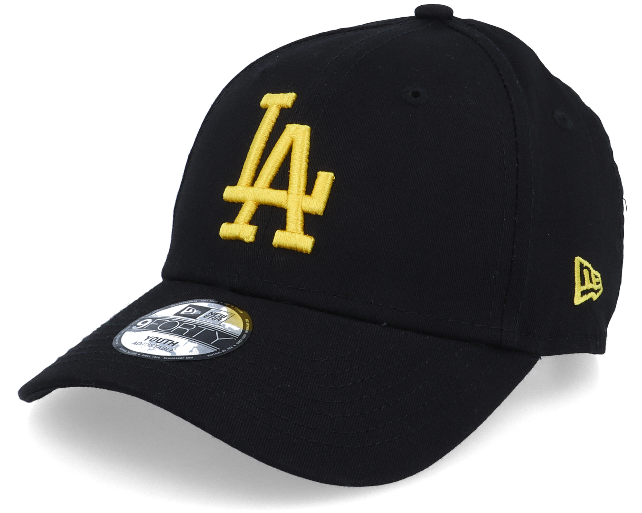 Kids Los Angeles Dodgers League Essential 9FORTY Black/Yellow ...