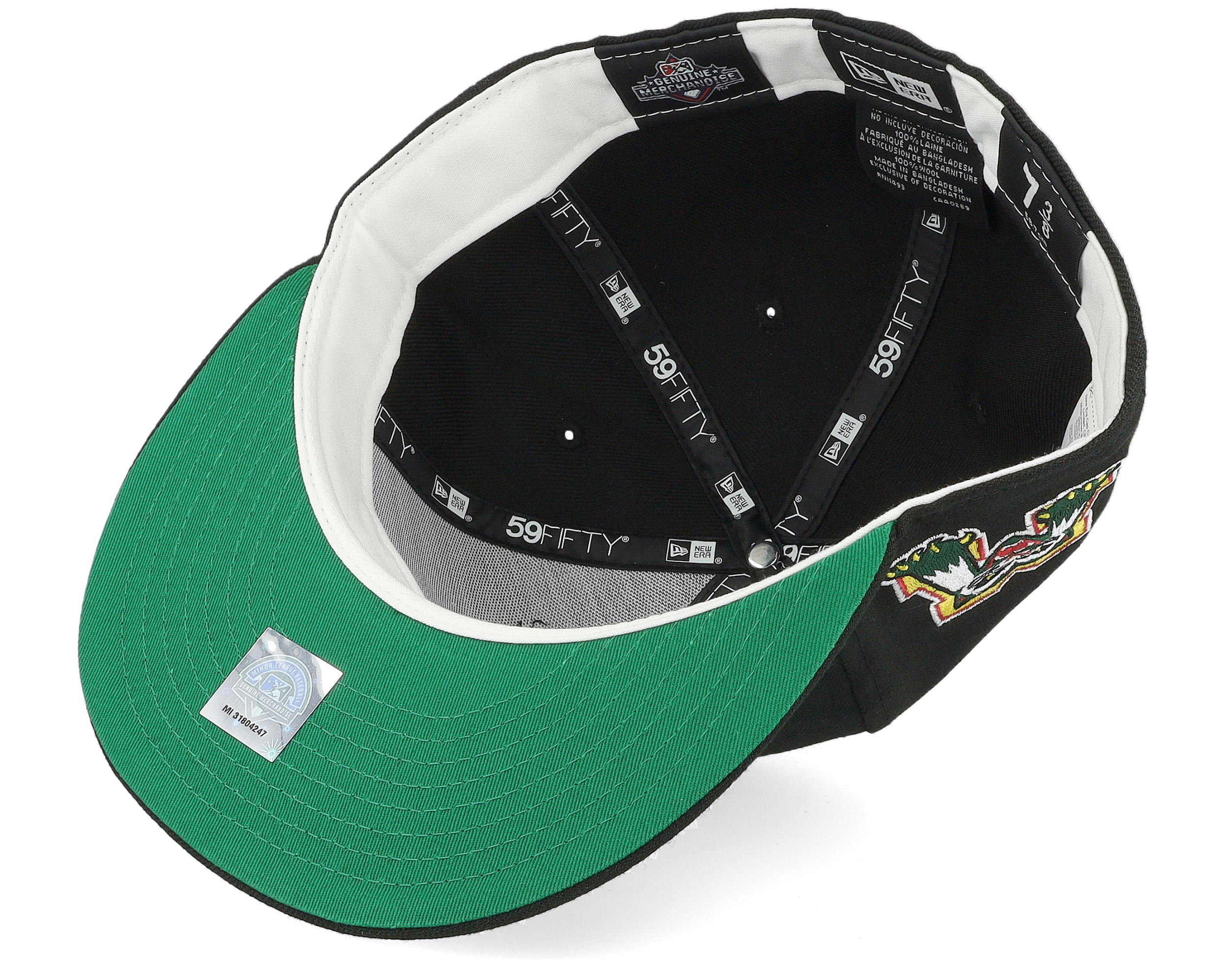 Michigan Battle Cats Bowling Alley 59FIFTY Black/Green Fitted