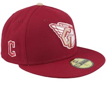 Cleveland Guardians Candyland 59FIFTY Cardinal/Camel Fitted - New Era