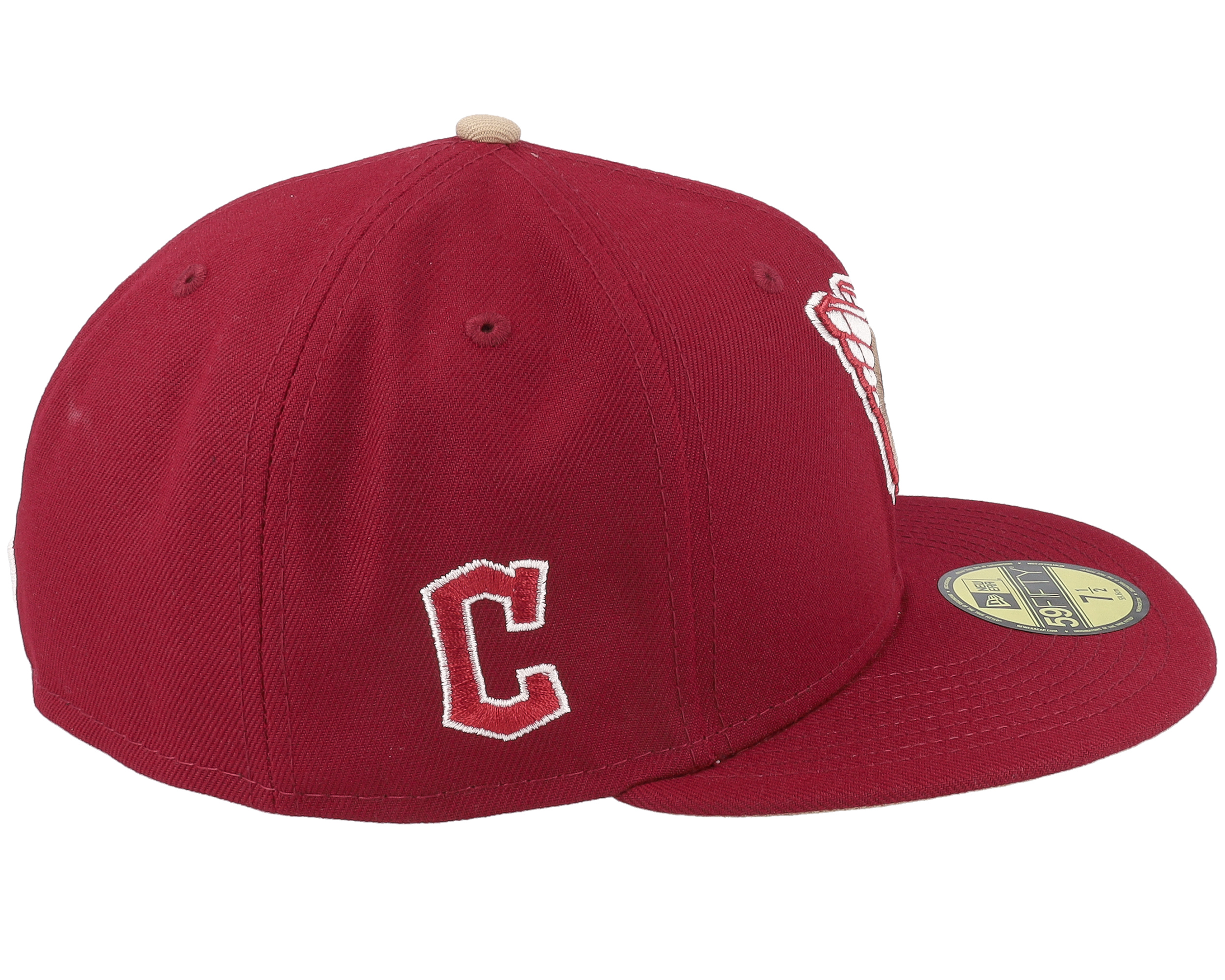 NewEra Cleveland cardinals59FIFTY 73/8 Cleveland Guardians Candyland 59FIFTY Cardinal⁄Camel Fitted