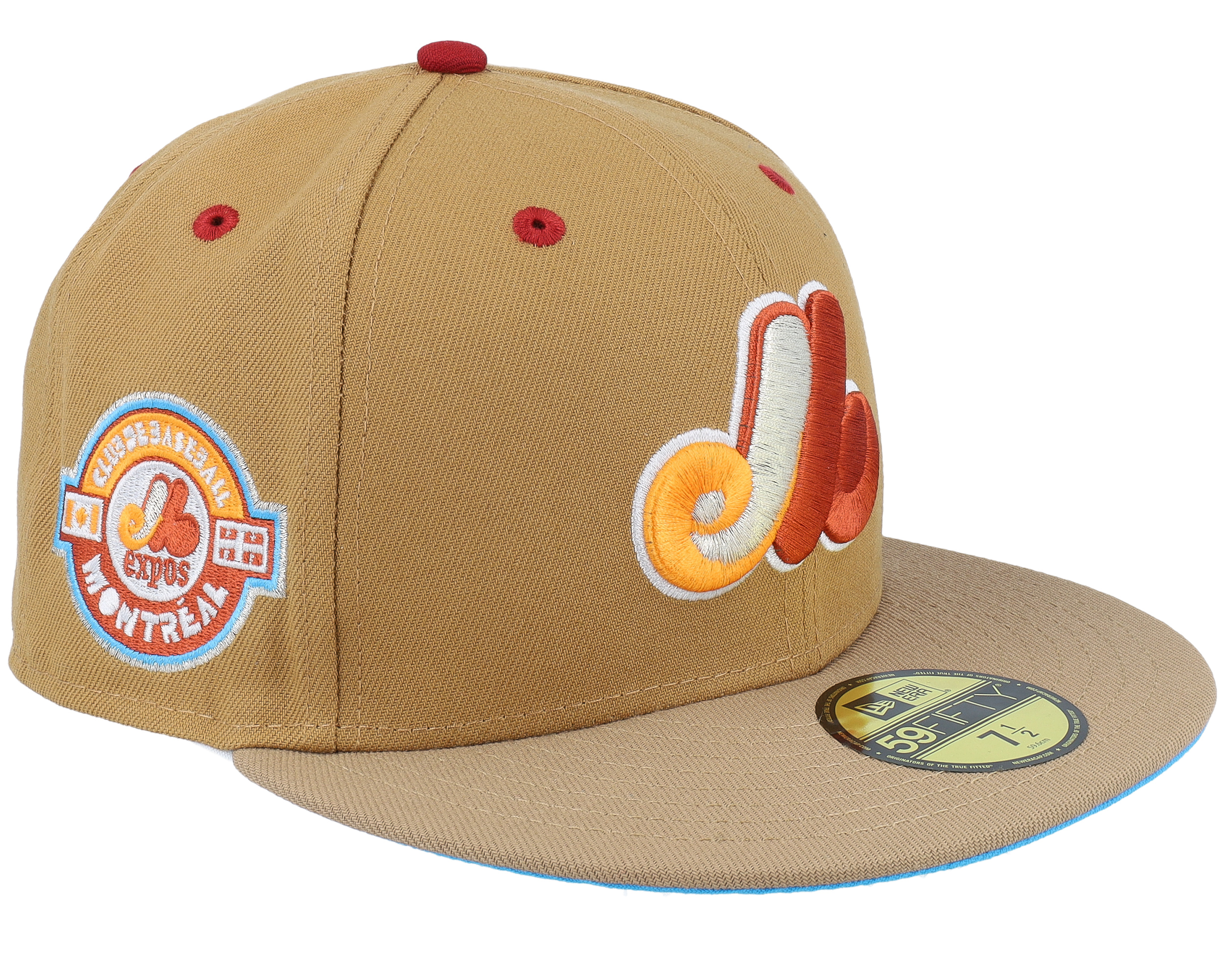 Montreal Expos Shoreside Dream 59FIFTY Wheat/Khaki Fitted
