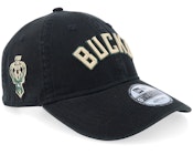Milwaukee Bucks 9TWENTY NBA Statement 920 Black Adjustable