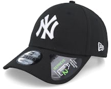 New York Yankees Repreve League Essential 9FORTY Black/White Adjustable - New Era