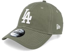 Los Angeles Dodgers League Essential 9TWENTY Olive/White Dad Cap - New Era