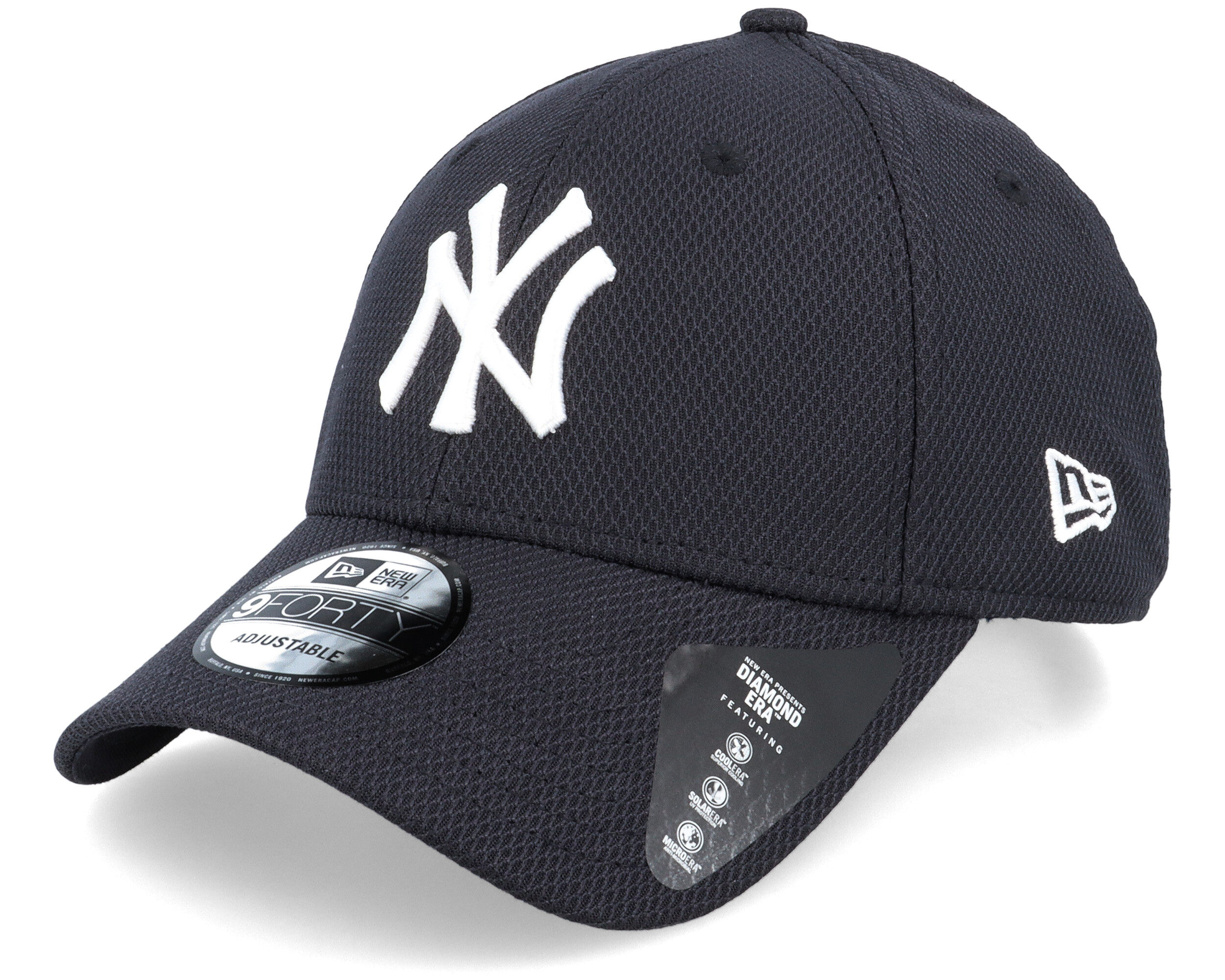 New York Yankees Diamond Era Essential 9FORTY Black/White Adjustable ...