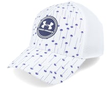Iso-chill Driver Mesh White Flexfit - Under Armour