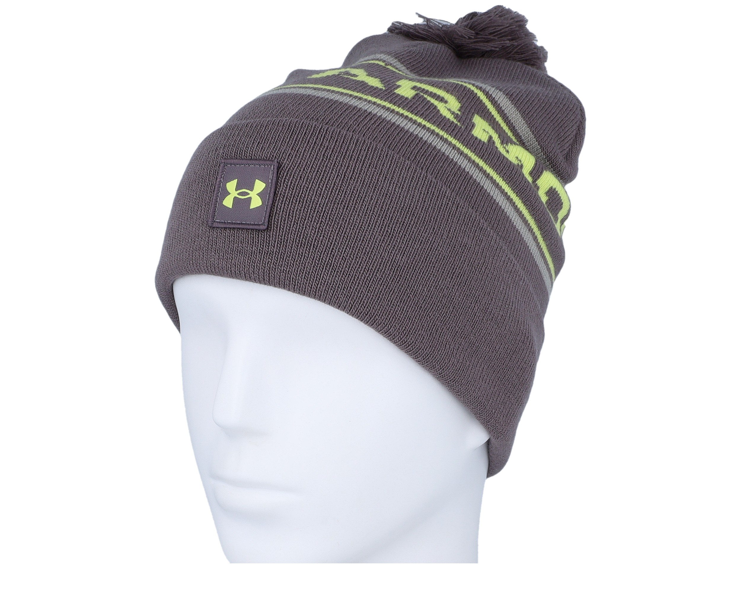 Men's Halftime Beanie Ash Taupe Pom