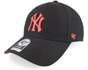 New York Yankees MLB Ballpark Mvp Black Adjustable