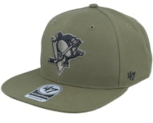 Pittsburgh Penguins NHL Camo '47 Cap Sandalwood Snapback - 47 Brand