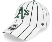 Oakland Athletics MLB Bird Cage Mvp White Adjustable - 47 Brand