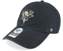 Pittsburgh Penguins NHL Camo 47 Clean Up Black Dad Cap - 47 Brand