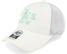 Oakland Athletics MLB Branson Mvp White Trucker - 47 Brand