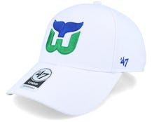Men's Hartford Whalers Mitchell & Ness Green Retro Lock Up Snapback Hat