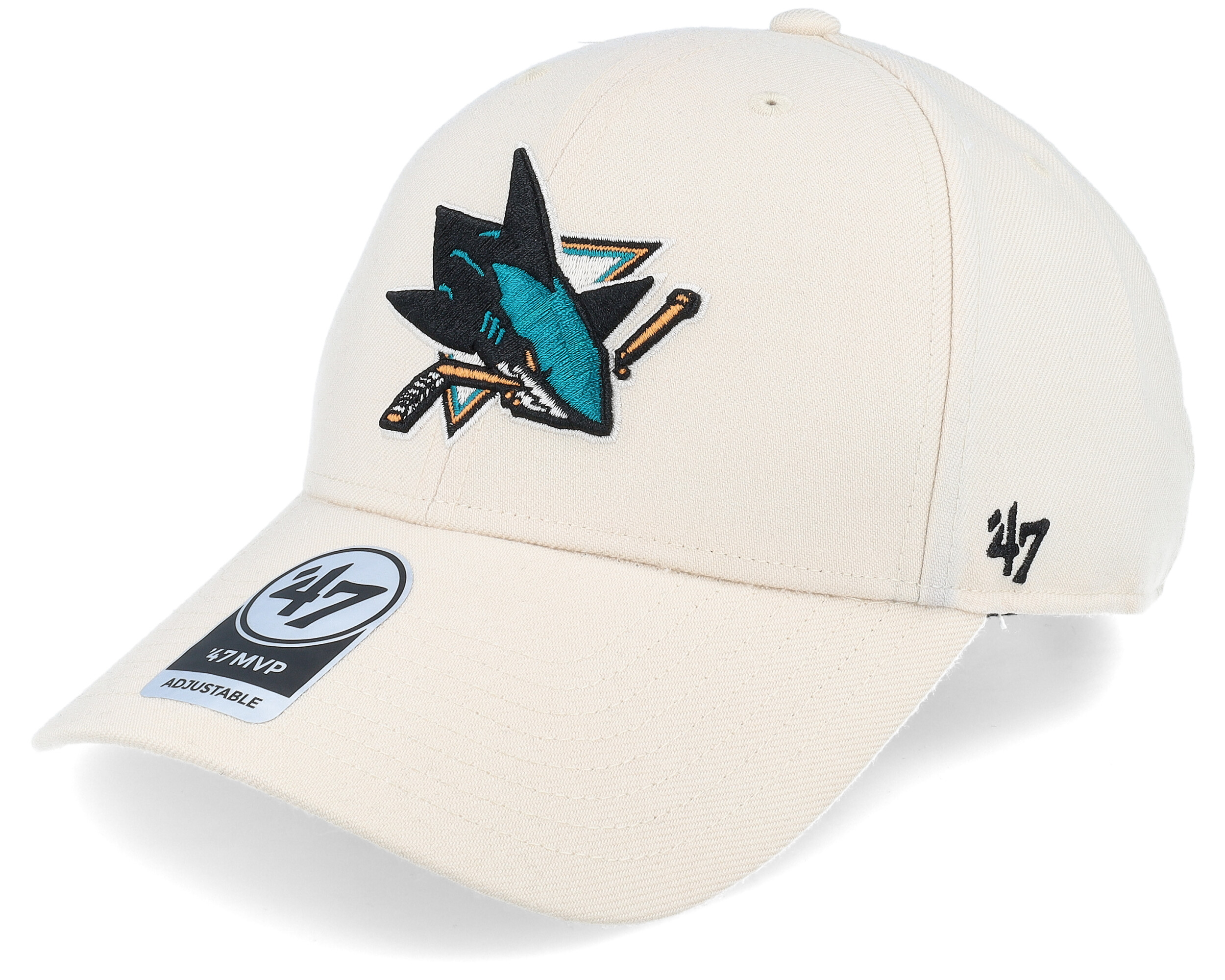 San Jose Sharks NHL '47 Mvp Natural Adjustable - 47 Brand cap