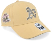 Oakland Athletics Sure Shot Snapback Mvp Light Tan Adjustable