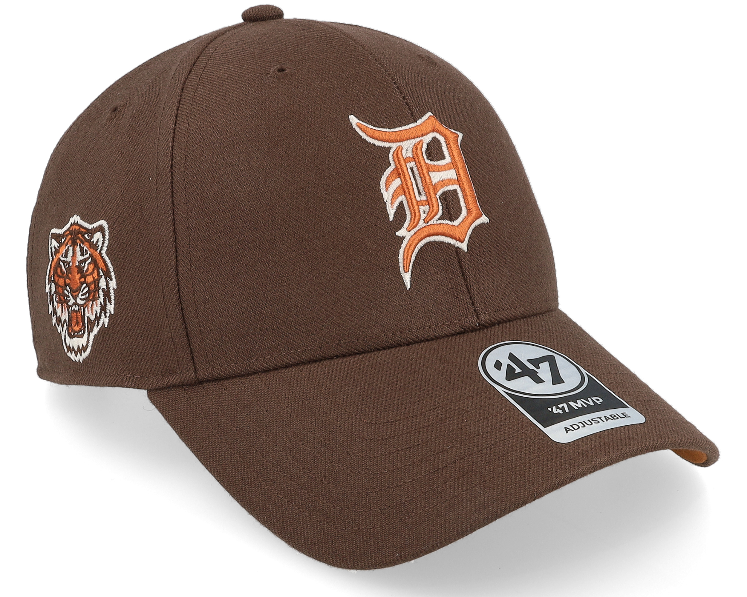 Detroit Tigers MLB Sure Shot 47 Mvp Brown Adjustable - 47 Brand cap