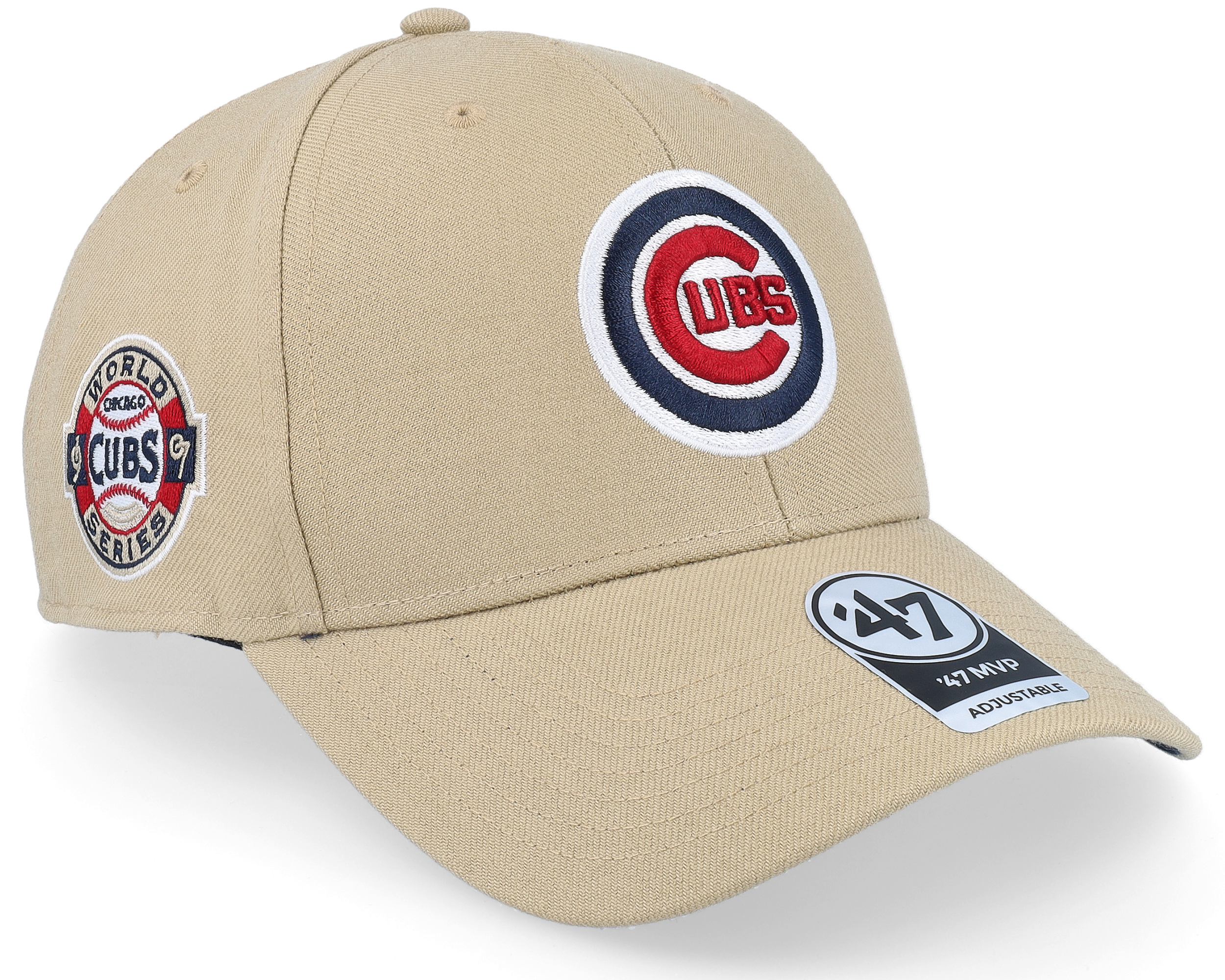 47 Brand Khaki Chicago Cubs Foamo Trucker Snapback Hat in Natural for Men