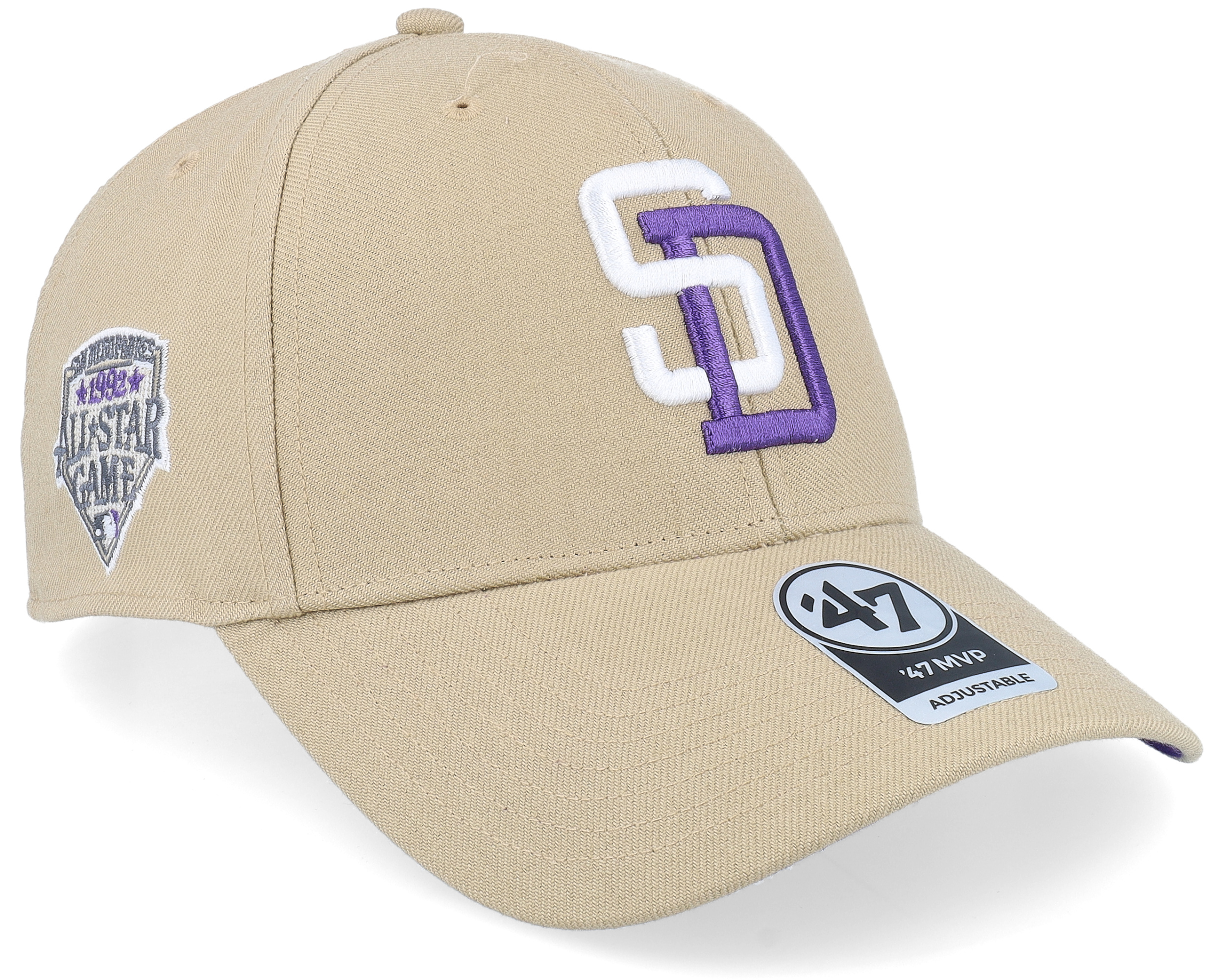 San Diego Padres '47 MVP Adjustable Hat - Black