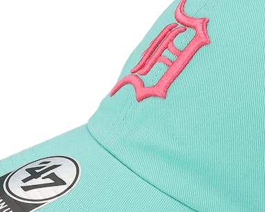 47Brand Detroit Tigers World Series 1984 Tiffany Blue Double Under Clean Up  Strapback Hat, 47 BRAND HATS, CAPS