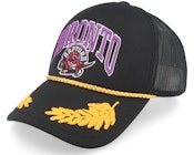 Toronto Raptors Gold Leaf Hwc Black Trucker