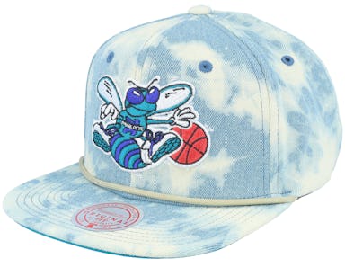 Men's Charlotte FC Mitchell & Ness Blue Acid Wash Snapback Hat