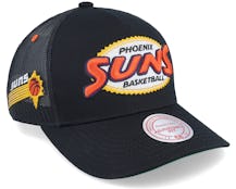 Phoenix Suns Team Seal Hwc Black Trucker - Mitchell & Ness