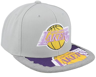 Active Grey Lakers Cap by Mitchell & Ness