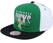 Milwaukee Bucks Billboard 2 Hwc Green/Black Snapback - Mitchell & Ness