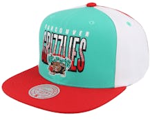 Vancouver Grizzlies Billboard 2 Hwc Teal/Red Snapback - Mitchell & Ness