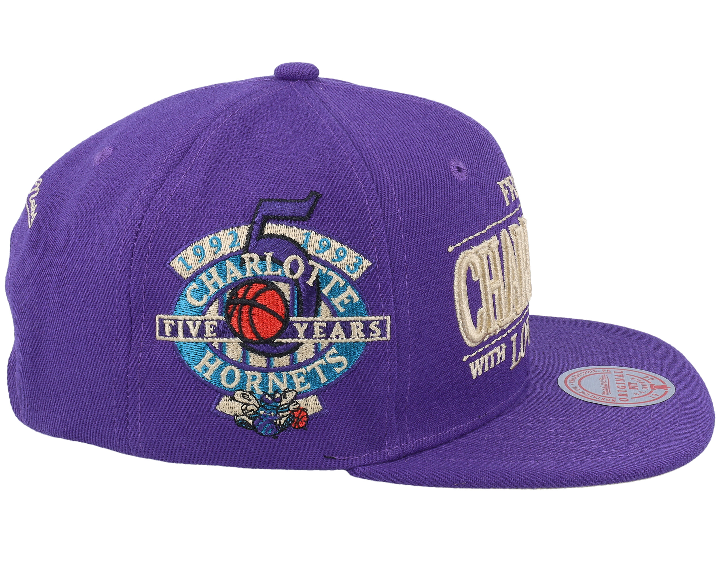 Charlotte Hornets With Love Hwc Purple Snapback