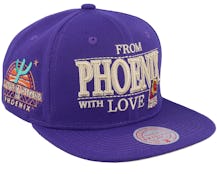 Phoenix Suns With Love Hwc Purple Snapback - Mitchell & Ness