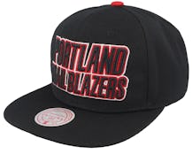 Portland Trail Blazers 13 Draft Hwc Black Snapback - Mitchell & Ness