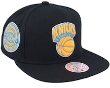 New York Knicks Neon Tropical Hwc Black Snapback - Mitchell & Ness