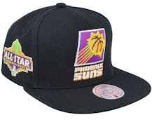 Phoenix Suns Neon Tropical Hwc Black Snapback - Mitchell & Ness