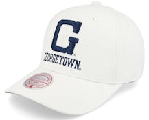 Georgetown Hoyas All In Pro White Adjustable - Mitchell & Ness