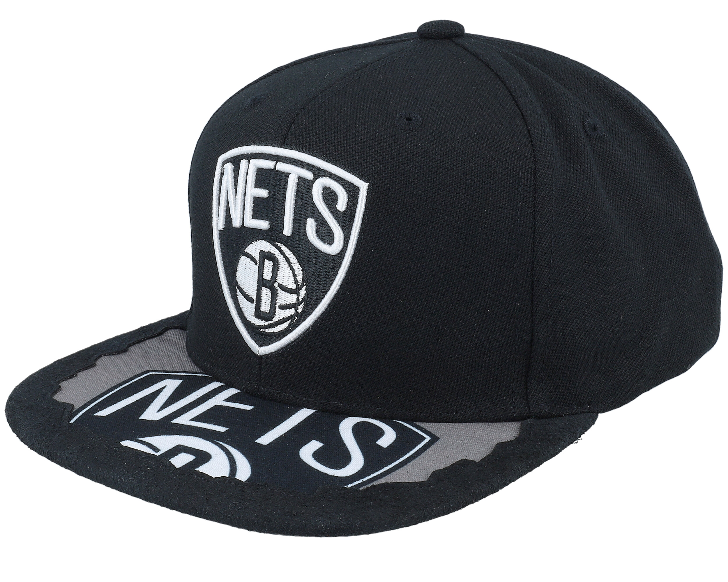 Brooklyn Nets Munch Time Black Snapback