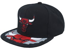 Chicago Bulls Munch Time Black Snapback - Mitchell & Ness
