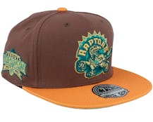 Toronto Raptors Copper Top Brown FItted - Mitchell & Ness