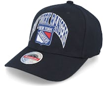 New York Rangers Letterman Classic Red Black Adjustable - Mitchell & Ness
