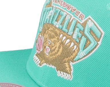 Mitchell & Ness - NBA Blue Snapback Cap - Vancouver Grizzlies Pastel HWC Teal Snapback @ Hatstore