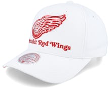 Detroit Red Wings All In Pro White Adjustable - Mitchell & Ness