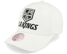 Los Angeles Kings All In Pro White Adjustable - Mitchell & Ness