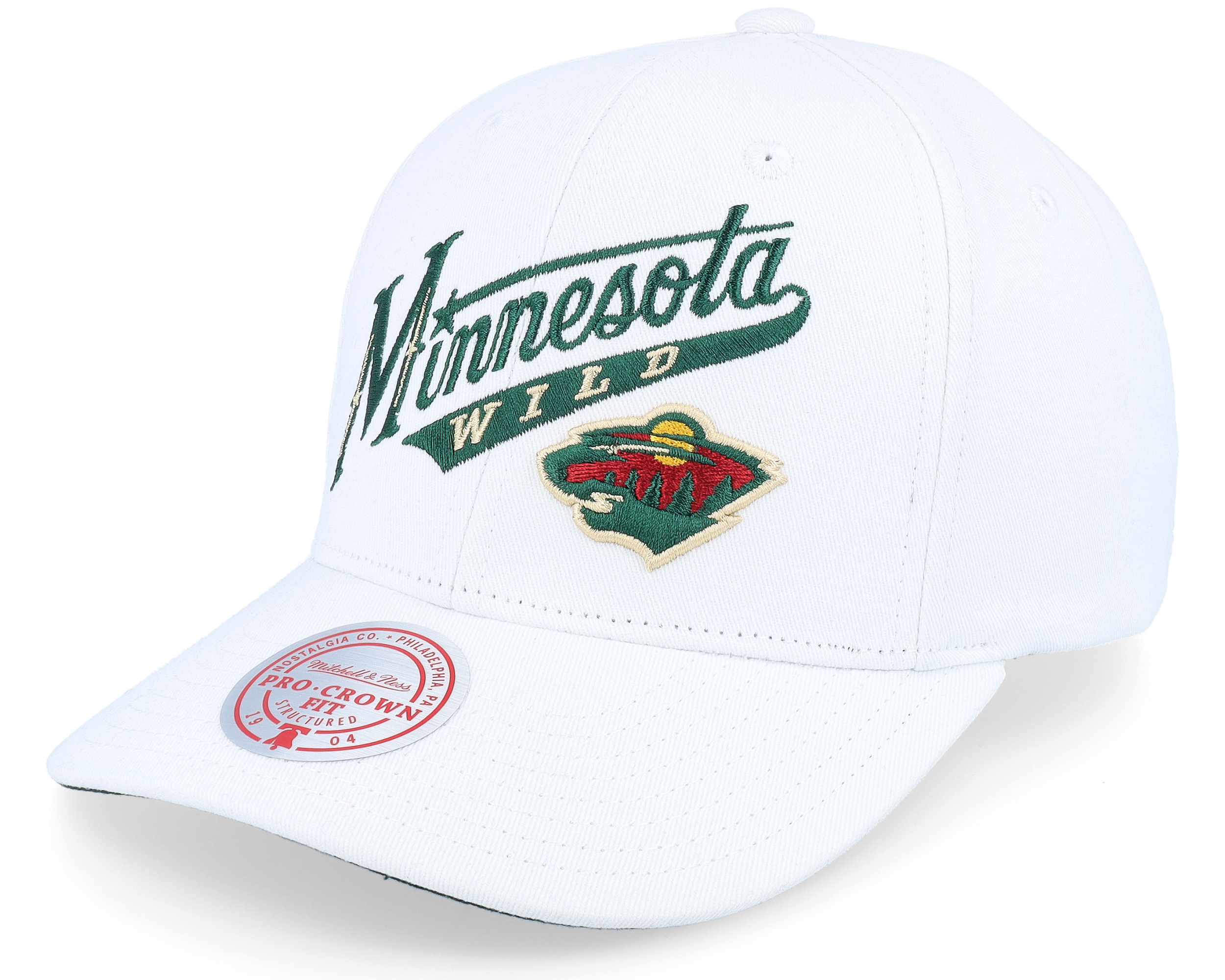 Mitchell & Ness NHL All in Pro Snapback Cap Minnesota Wild white  [HHSS5758-MWIYYPPPWHI] 