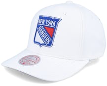 New York Rangers All In Pro White Adjustable - Mitchell & Ness